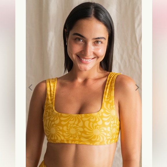 September the Line Eden Top Sun Ray Gold Print (L) - Picture 4 of 8